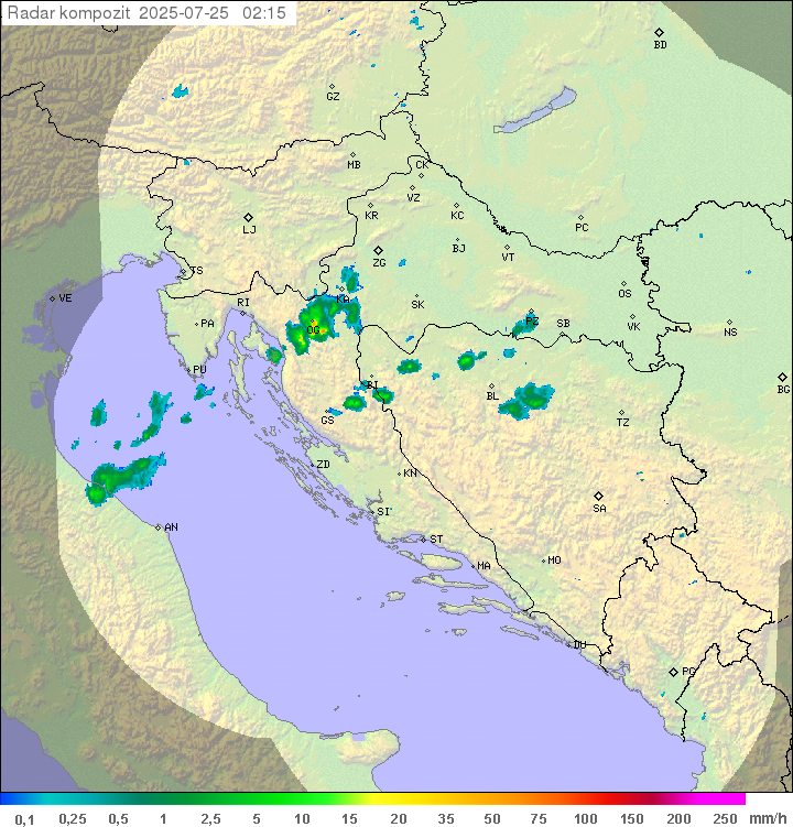 Padavine Hrvaška
