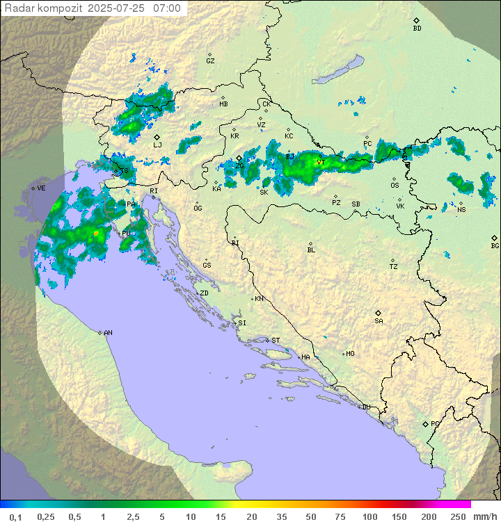 Padavine Hrvaška