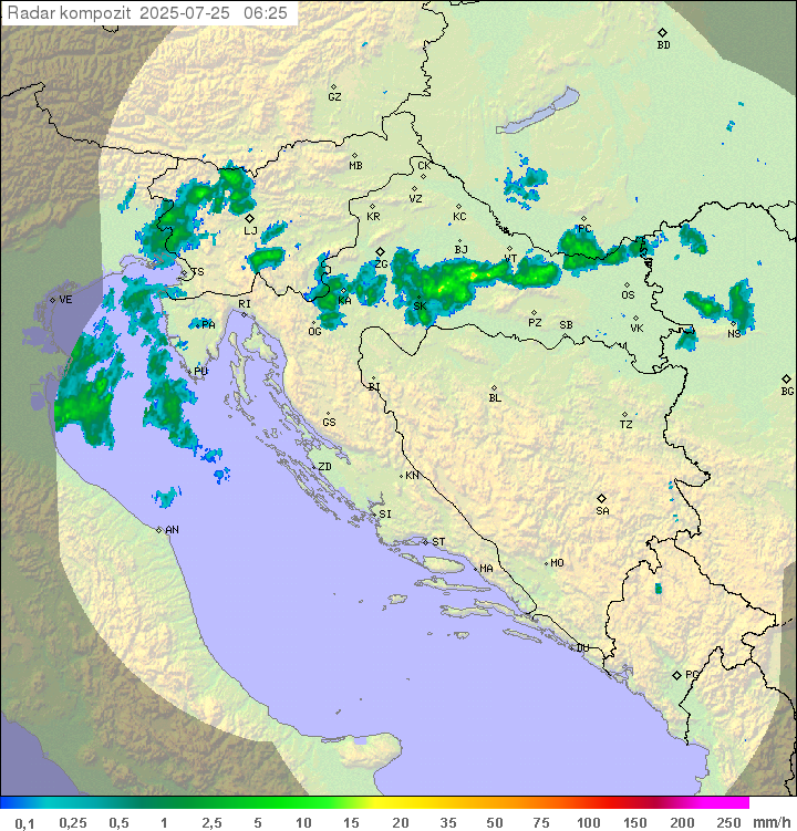 Padavine Hrvaška