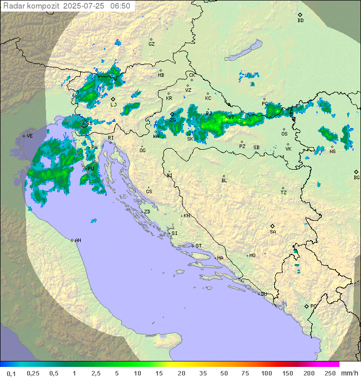 Padavine Hrvaška