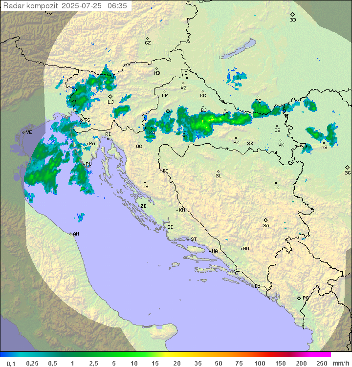 Padavine Hrvaška