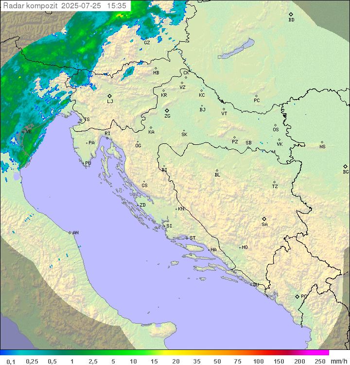 Padavine Hrvaška