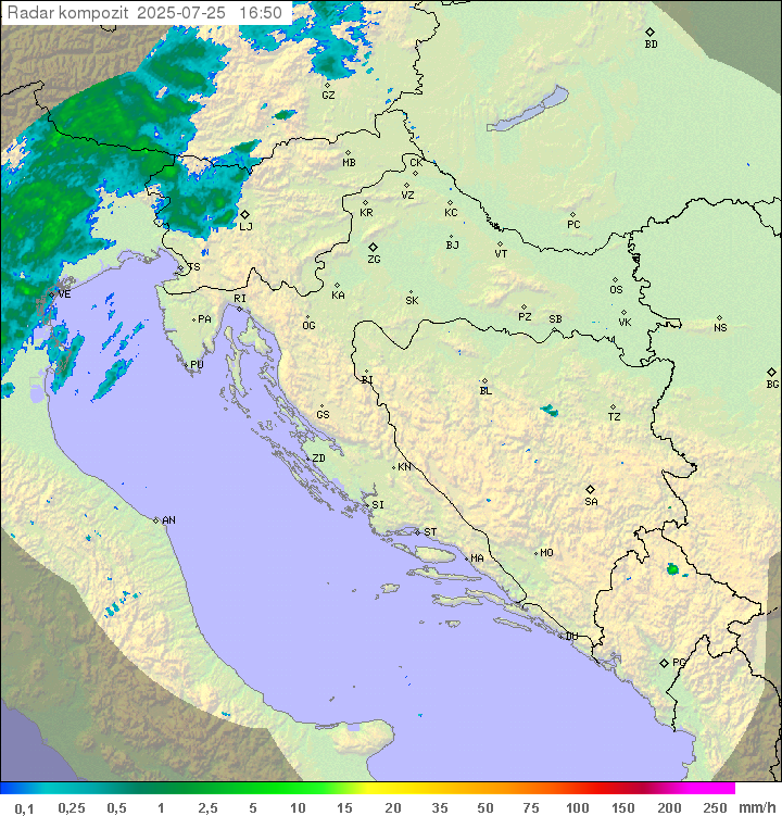 Padavine Hrvaška