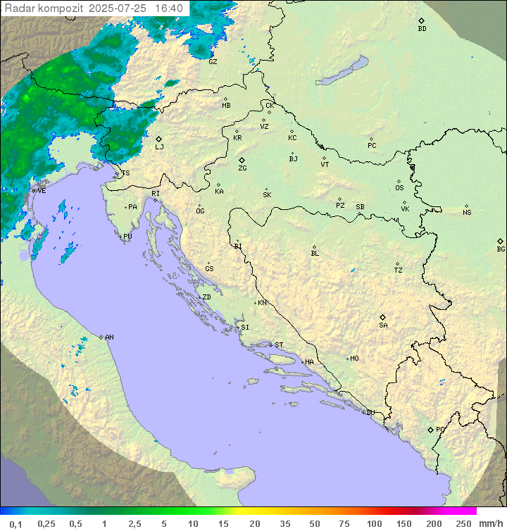 Padavine Hrvaška