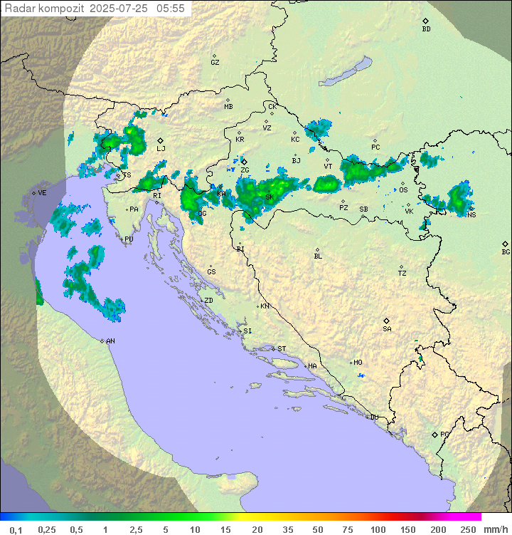 Padavine Hrvaška