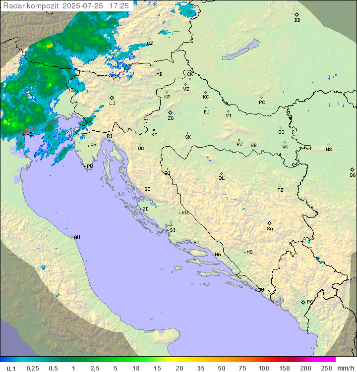 Padavine Hrvaška
