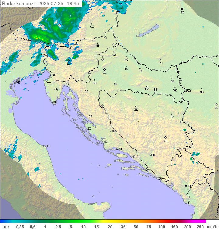 Padavine Hrvaška