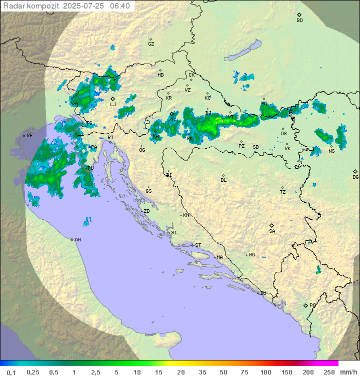 Padavine Hrvaška