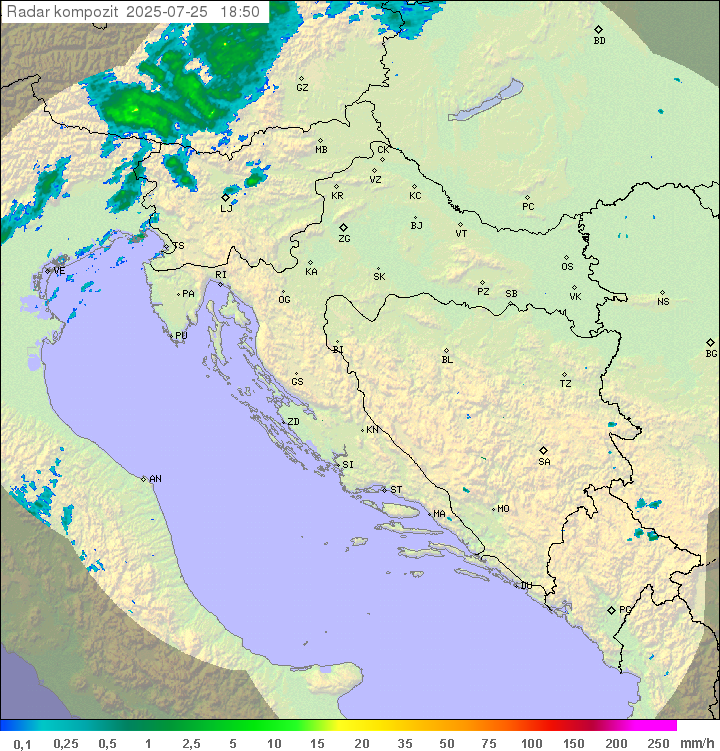 Padavine Hrvaška