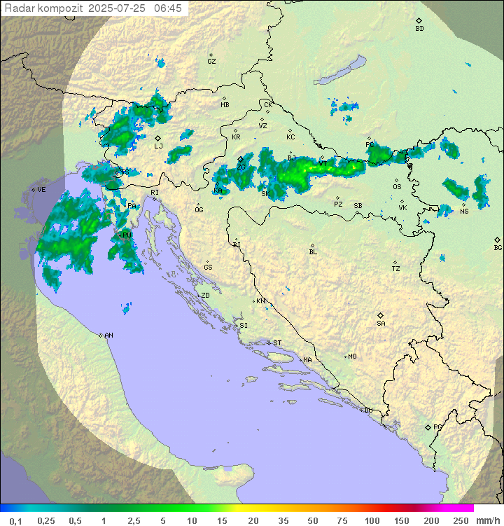 Padavine Hrvaška