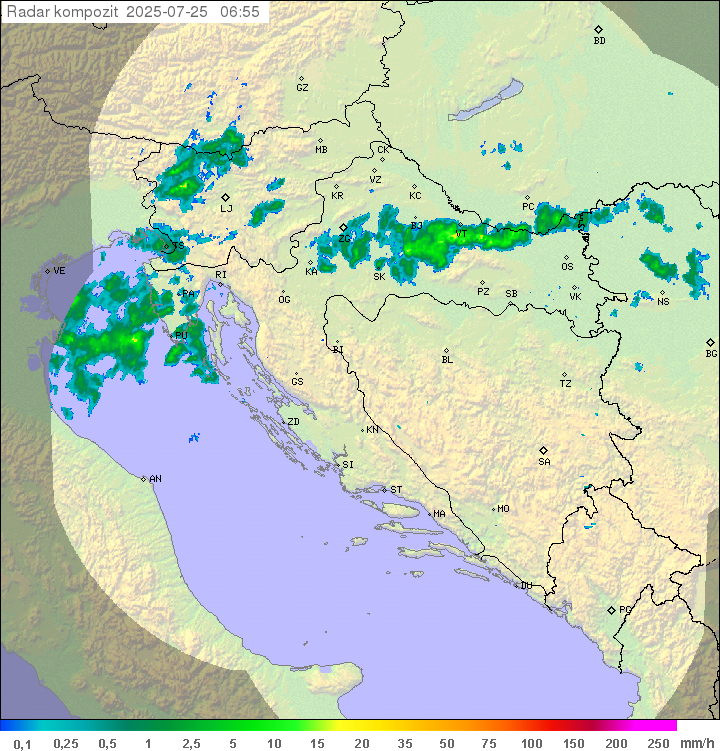 Padavine Hrvaška