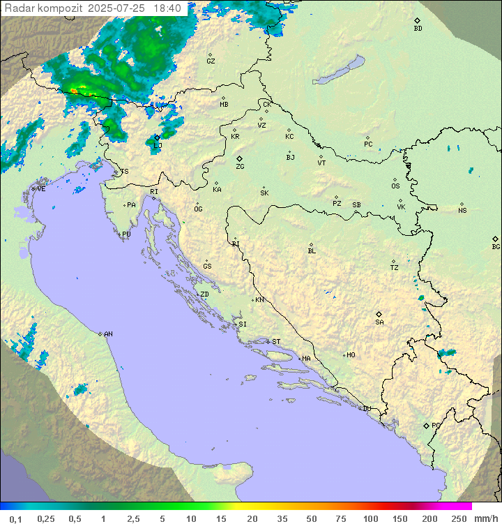 Padavine Hrvaška