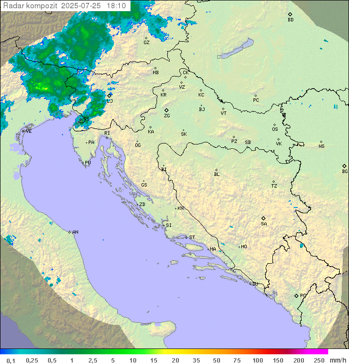 Padavine Hrvaška