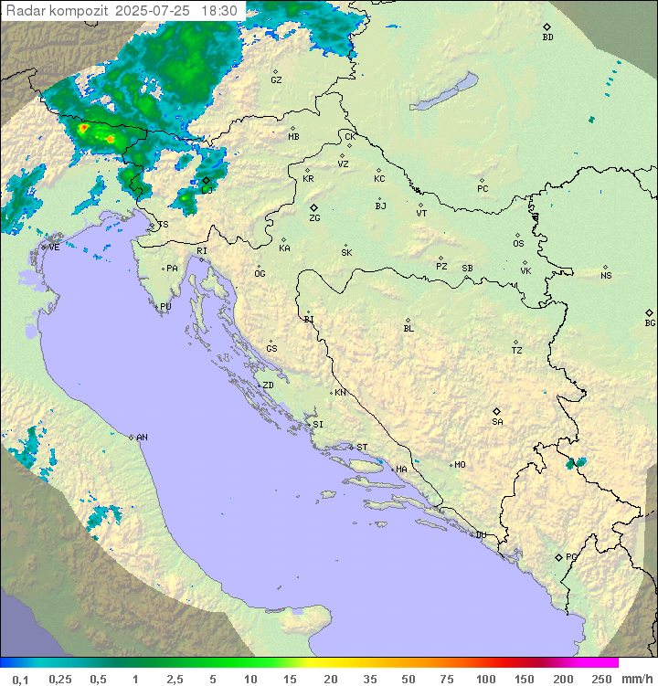 Padavine Hrvaška