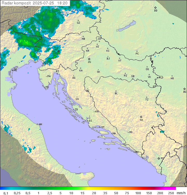 Padavine Hrvaška
