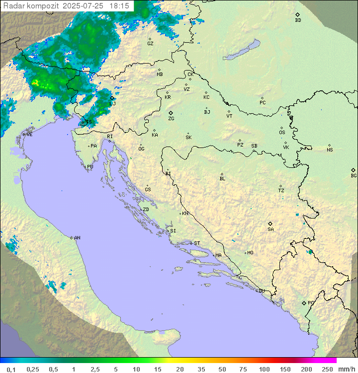 Padavine Hrvaška