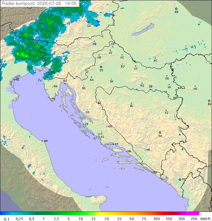 Padavine Hrvaška