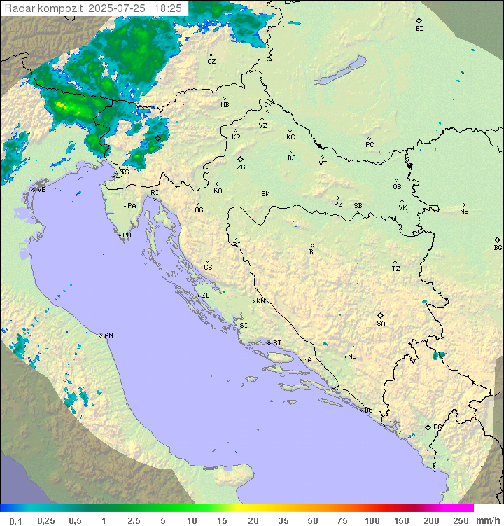 Padavine Hrvaška