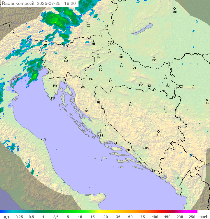 Padavine Hrvaška