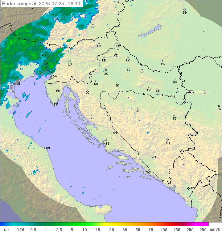 Padavine Hrvaška