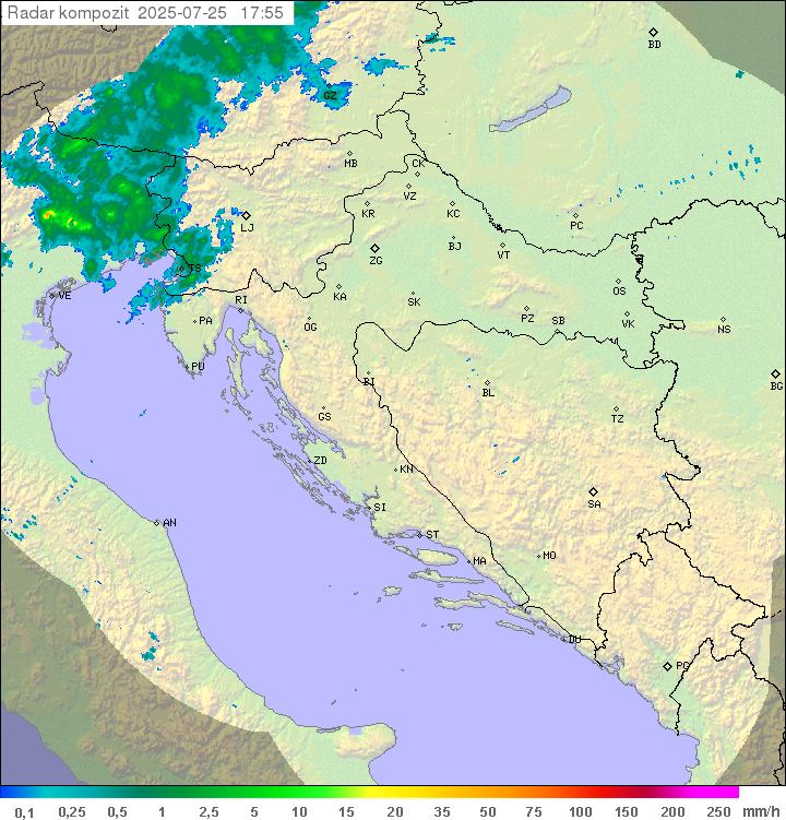 Padavine Hrvaška