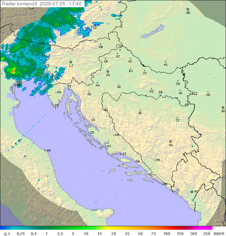 Padavine Hrvaška