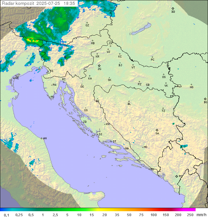 Padavine Hrvaška