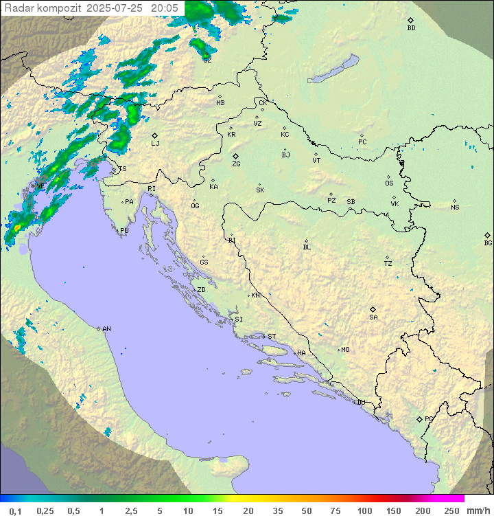 Padavine Hrvaška