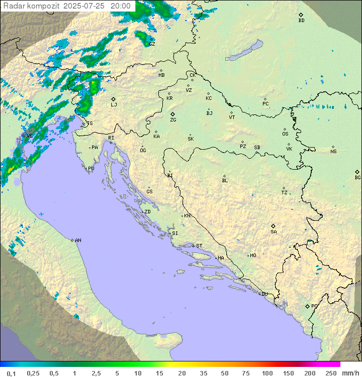 Padavine Hrvaška