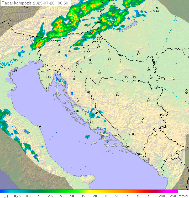 Padavine Hrvaška