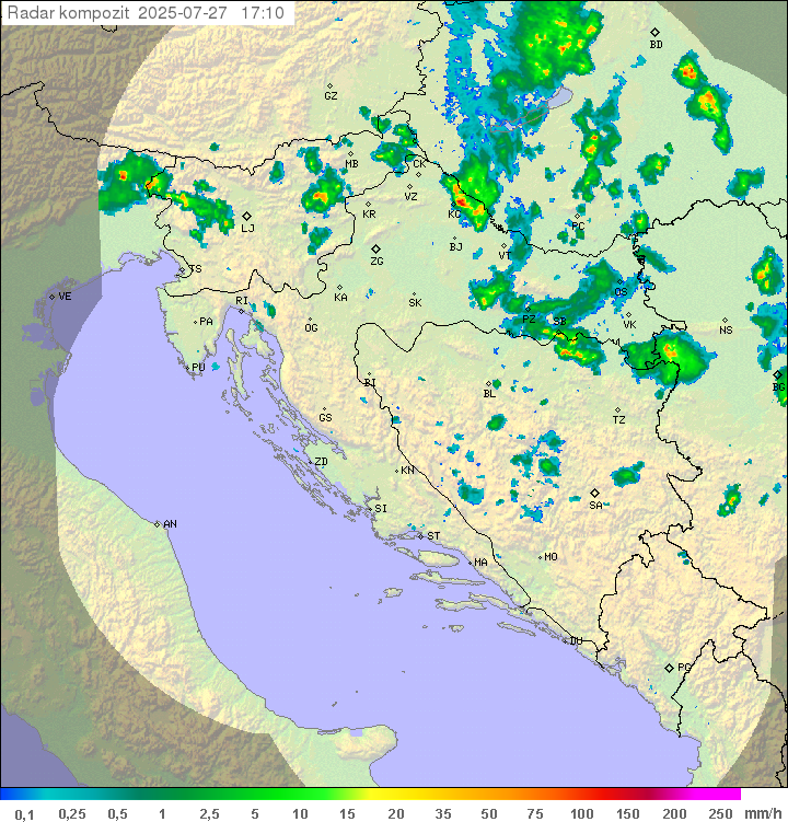 Padavine Hrvaška