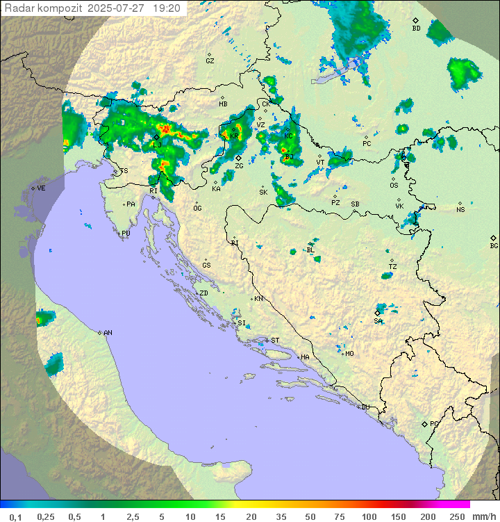 Padavine Hrvaška