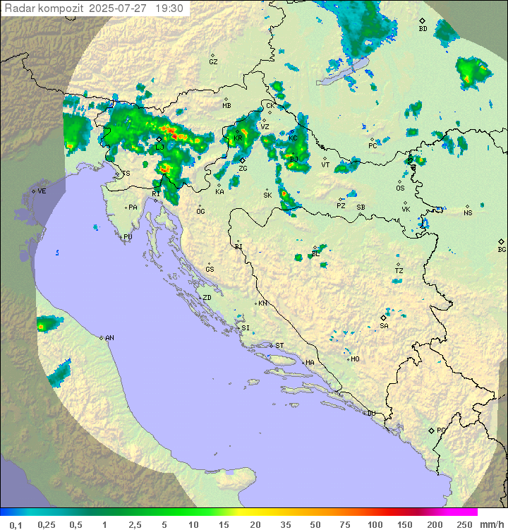 Padavine Hrvaška