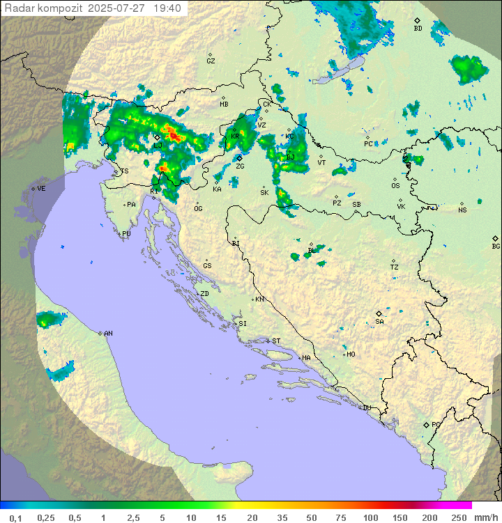Padavine Hrvaška