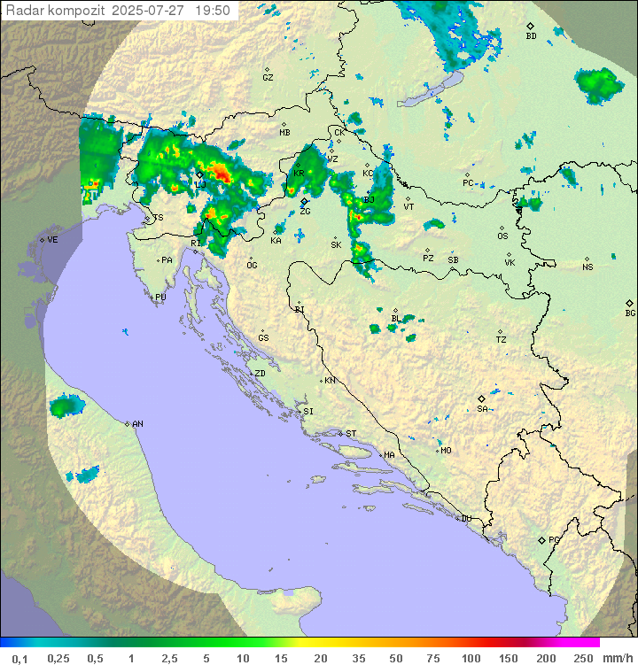 Padavine Hrvaška