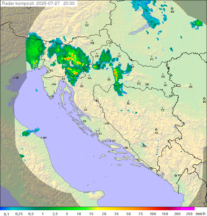 Padavine Hrvaška