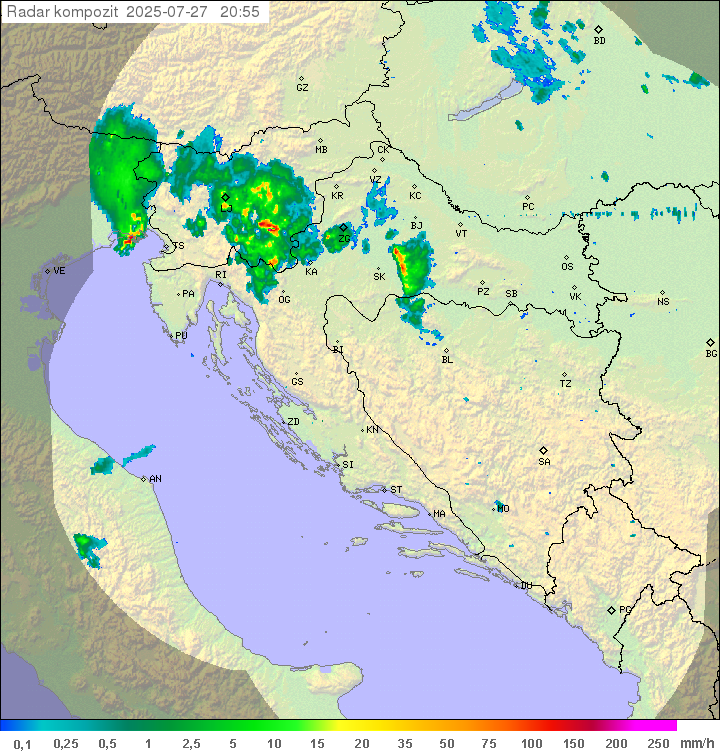 Padavine Hrvaška