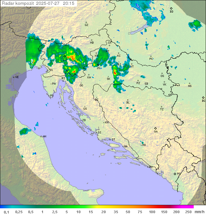 Padavine Hrvaška
