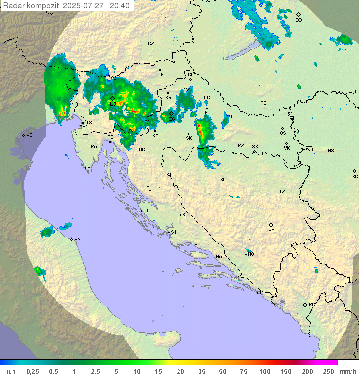 Padavine Hrvaška