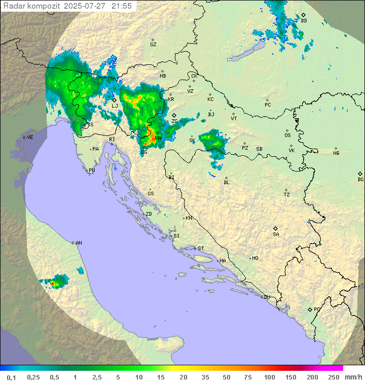 Padavine Hrvaška