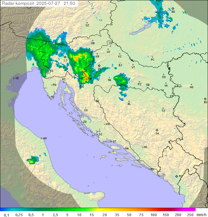 Padavine Hrvaška
