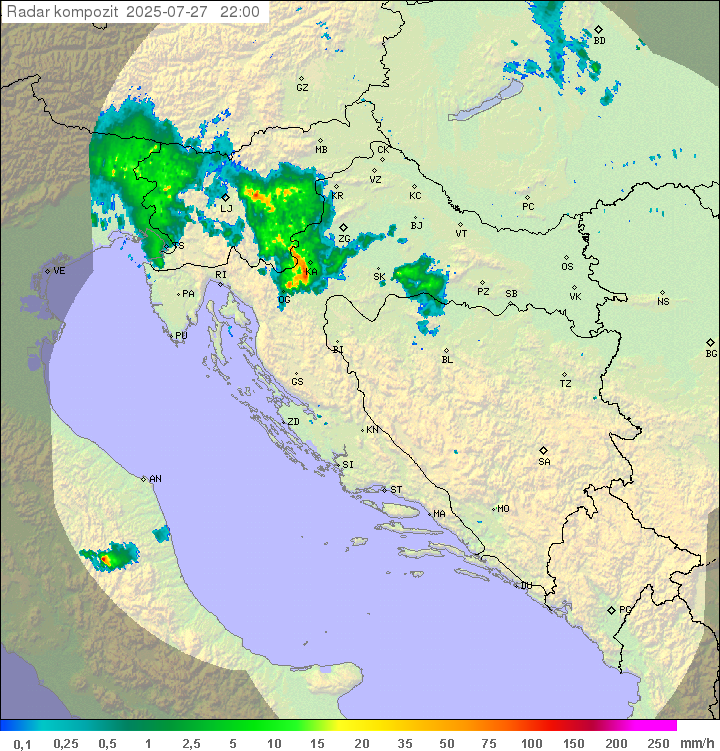 Padavine Hrvaška
