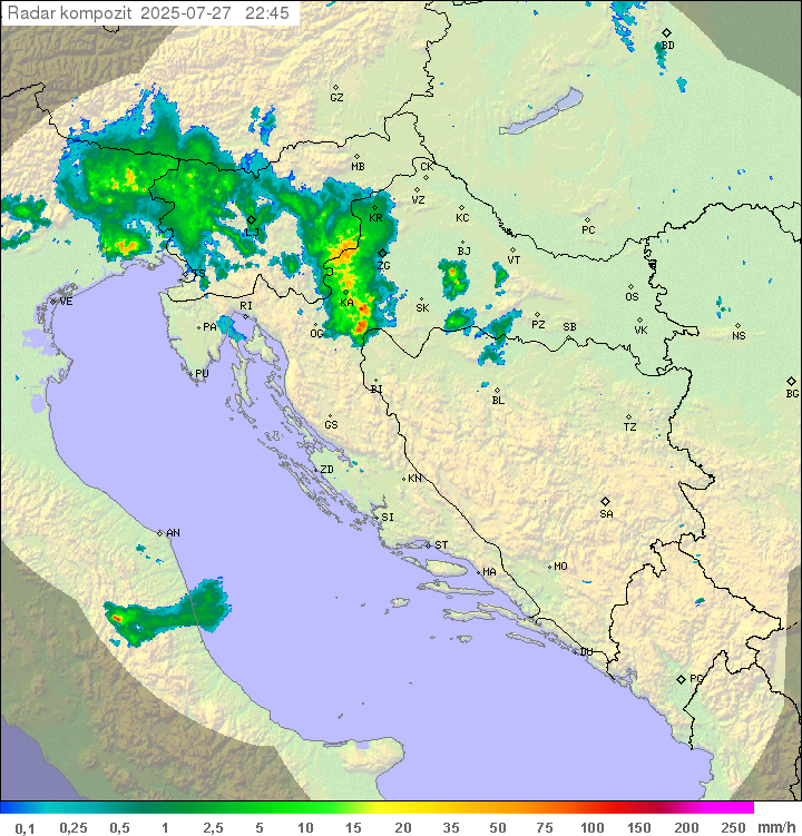 Padavine Hrvaška
