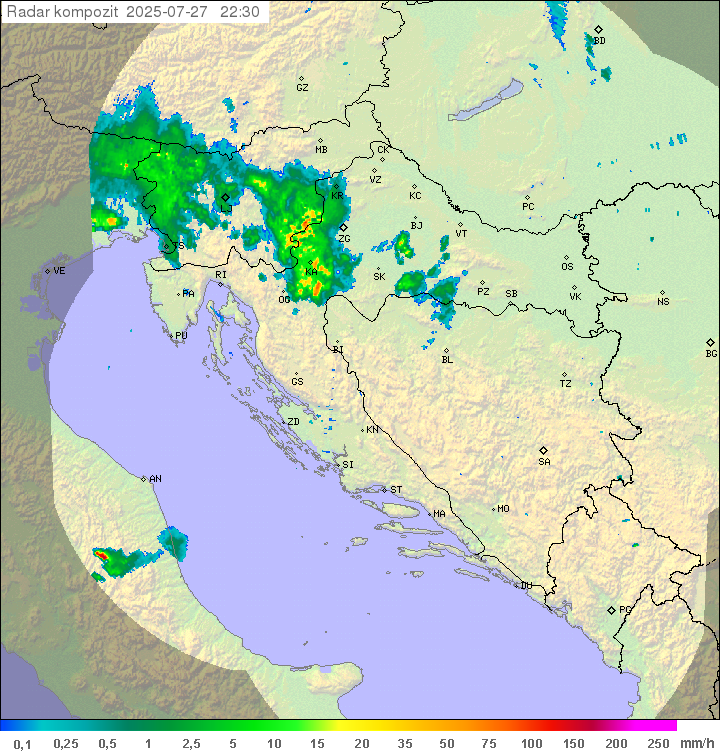 Padavine Hrvaška