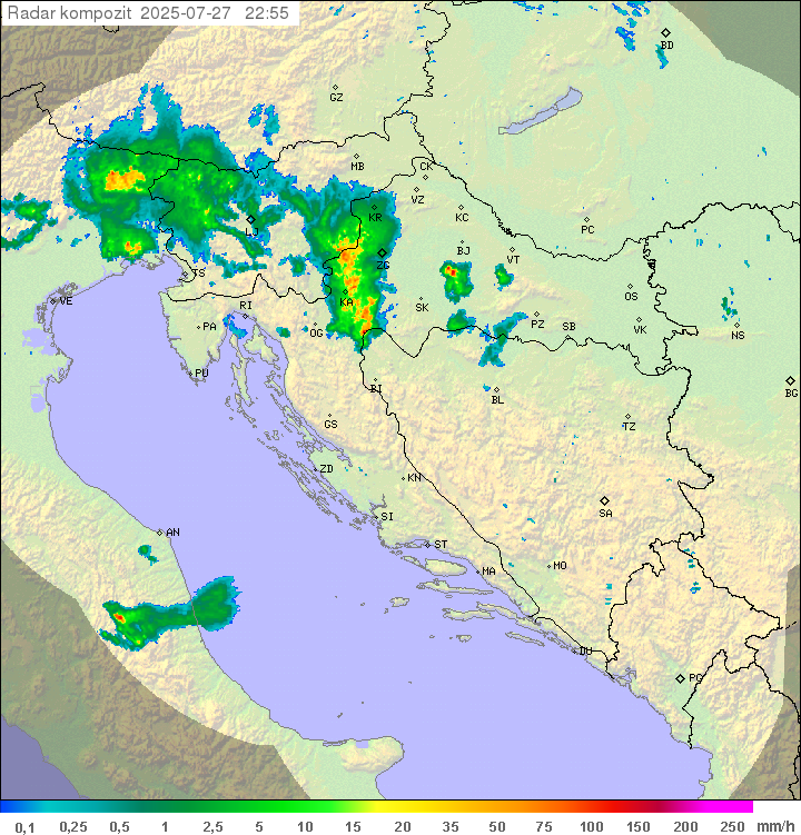 Padavine Hrvaška