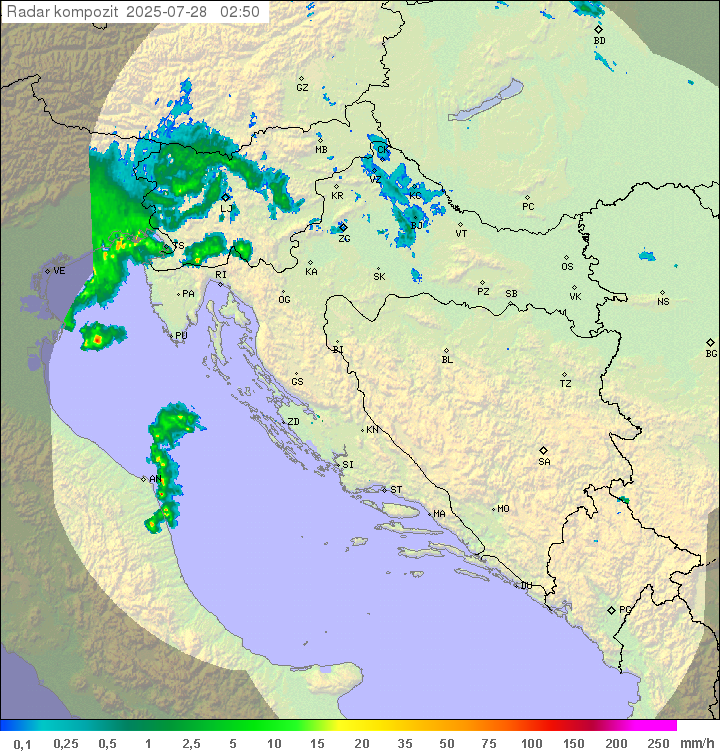 Padavine Hrvaška