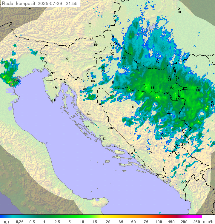 Padavine Hrvaška