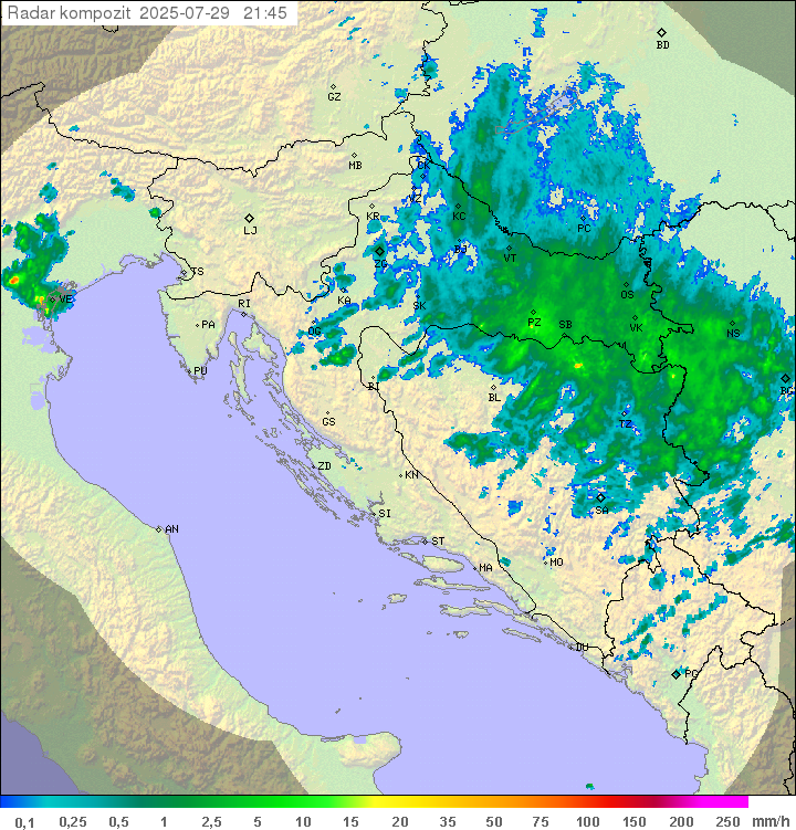 Padavine Hrvaška
