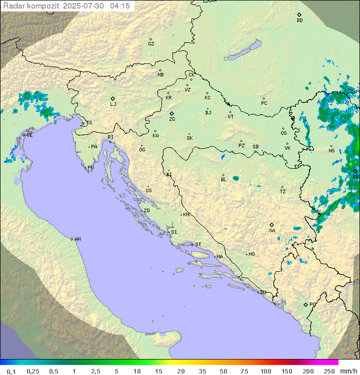 Padavine Hrvaška