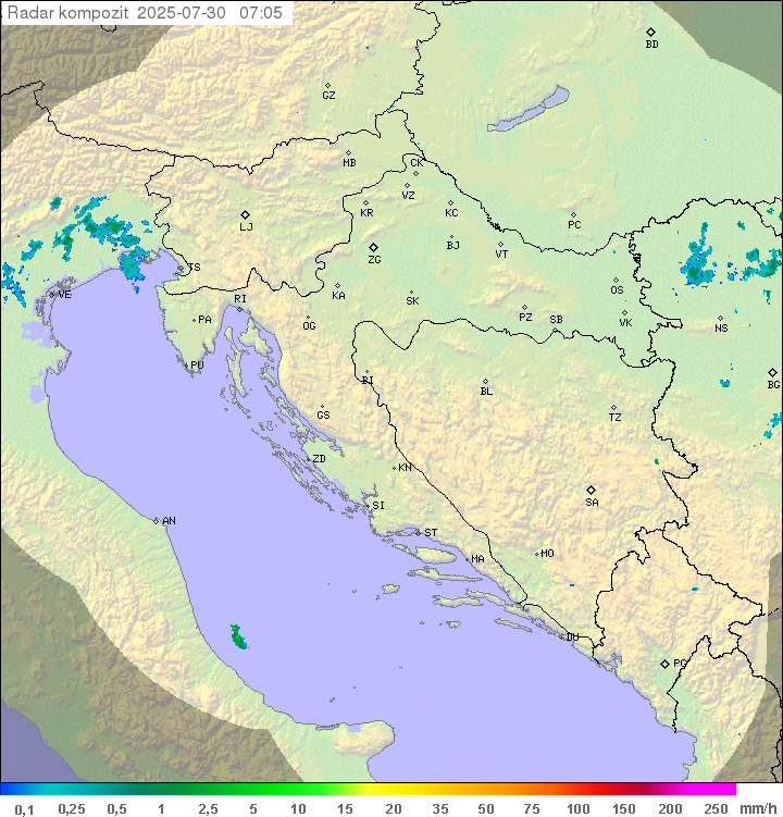 Padavine Hrvaška